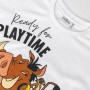 T-shirt à manches courtes enfant The Lion King Blanc: Plus de 300.000 produits de grandes marques en vente directe à prix usine 
