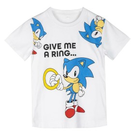 T shirt à manches courtes Enfant Sonic Blanc: Plus de 300.000 produits de grandes marques en vente directe à prix usine sur cade