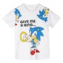 T shirt à manches courtes Enfant Sonic Blanc: Plus de 300.000 produits de grandes marques en vente directe à prix usine sur cade