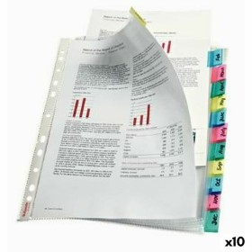 Housses Esselte Index Pockets 12 Volets polypropylène Transparent A4 (10 Unités): Plus de 300.000 produits de grandes marques en