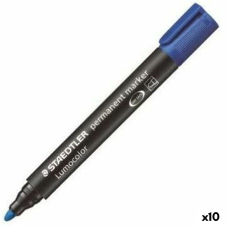 Marqueur permanent Staedtler Lumocolor 352-3 Bleu (10 Unités): Plus de 300.000 produits de grandes marques en vente directe à pr