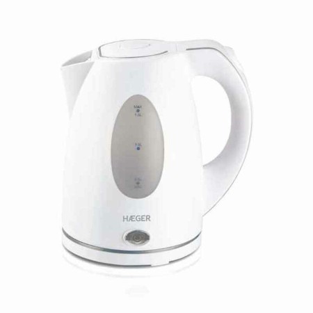 Bouilloire Haeger EK-15W.026A Acier inoxydable Blanc 2200 W 1,5 L: Plus de 300.000 produits de grandes marques en vente directe 