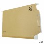 Dossier suspendu Elba Arcón Etiquette de nom Viseur Transparent Marron Blanc Bicolore Din A4 Papier carton 25 Unités: Plus de 30