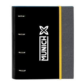 Reliure à anneaux Munich Topo Noir 27 x 32 x 3.5 cm: Plus de 300.000 produits de grandes marques en vente directe à prix usine s