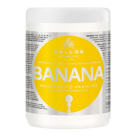 Masque nourrissant pour cheveux Kallos Cosmetics Banana 1 L: Plus de 300.000 produits de grandes marques en vente directe à prix