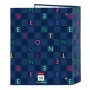 Reliure à anneaux Benetton Damero Blue marine A4 27 x 33 x 6 cm: Plus de 300.000 produits de grandes marques en vente directe à 