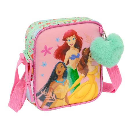 Sac à Bandoulière Disney Princess Bloom Vert Rose 16 x 18 x 4 cm: Plus de 300.000 produits de grandes marques en vente directe à