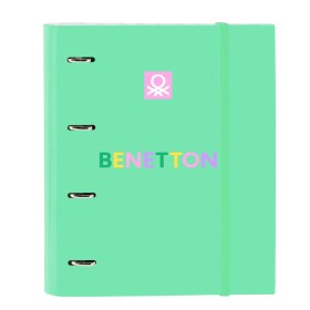 Reliure à anneaux Benetton Mint Vert 27 x 32 x 3.5 cm: Plus de 300.000 produits de grandes marques en vente directe à prix usine