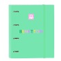 Reliure à anneaux Benetton Mint Vert 27 x 32 x 3.5 cm: Plus de 300.000 produits de grandes marques en vente directe à prix usine
