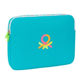 Housse d'ordinateur portable Benetton Summer Bleu 15,6'' 39,5 x 27,5 x 3,5 cm: Plus de 300.000 produits de grandes marques en ve