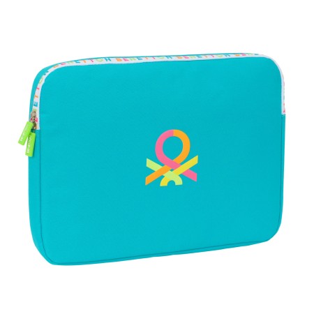 Housse d'ordinateur portable Benetton Summer Bleu 15,6'' 39,5 x 27,5 x 3,5 cm: Plus de 300.000 produits de grandes marques en ve