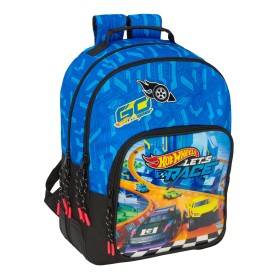 Cartable Hot Wheels Let's race Bleu Noir 32 x 42 x 15 cm: Plus de 300.000 produits de grandes marques en vente directe à prix us