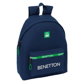 Cartable Benetton Green Blue marine 33 x 42 x 15 cm: Plus de 300.000 produits de grandes marques en vente directe à prix usine s