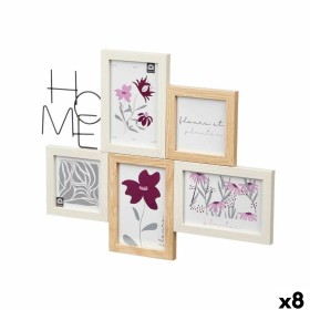 Cadre photo GiftDecor 411408K Naturel Métal Bois MDF (8 Unités): Plus de 300.000 produits de grandes marques en vente directe à 
