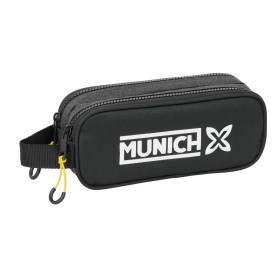 Trousse Fourre-Tout Double Munich Topo Noir 21 x 8 x 6 cm: Plus de 300.000 produits de grandes marques en vente directe à prix u
