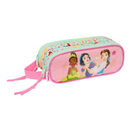 Trousse Fourre-Tout Double Disney Princess Bloom Vert Rose 21 x 8 x 6 cm: Plus de 300.000 produits de grandes marques en vente d