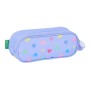 Trousse Fourre-Tout Double Benetton Lila Lila 21 x 8 x 6 cm: Plus de 300.000 produits de grandes marques en vente directe à prix