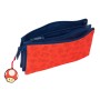 Trousse Fourre-Tout Triple Super Mario Trick Rouge Bleu foncé 22 x 12 x 3 cm: Plus de 300.000 produits de grandes marques en ven