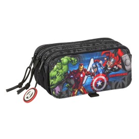Trousse Fourre-Tout Triple The Avengers Vendetta Noir 21,5 x 10 x 8 cm: Plus de 300.000 produits de grandes marques en vente dir