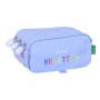 Trousse Fourre-Tout Triple Benetton Lila Lila 21,5 x 10 x 8 cm: Plus de 300.000 produits de grandes marques en vente directe à p