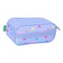 Trousse Fourre-Tout Triple Benetton Lila Lila 21,5 x 10 x 8 cm: Plus de 300.000 produits de grandes marques en vente directe à p
