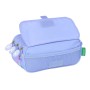 Trousse Fourre-Tout Triple Benetton Lila Lila 21,5 x 10 x 8 cm: Plus de 300.000 produits de grandes marques en vente directe à p