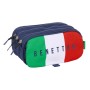 Trousse Fourre-Tout Triple Benetton Flag Blue marine 21,5 x 10 x 8 cm: Plus de 300.000 produits de grandes marques en vente dire