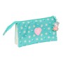 Trousse Fourre-Tout Triple Peppa Pig Pretty flowers Jaune Menthe 22 x 12 x 3 cm: Plus de 300.000 produits de grandes marques en 