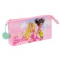 Trousse Fourre-Tout Triple Barbie Painterly Rose Bleu ciel 22 x 12 x 3 cm: Plus de 300.000 produits de grandes marques en vente 