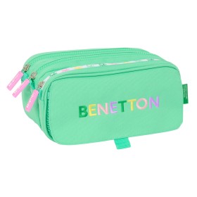 Trousse Fourre-Tout Triple Benetton Mint Vert 21,5 x 10 x 8 cm: Plus de 300.000 produits de grandes marques en vente directe à p