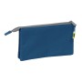 Trousse Fourre-Tout Triple Munich Street Bleu Gris 22 x 12 x 3 cm: Plus de 300.000 produits de grandes marques en vente directe 