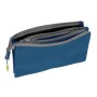 Trousse Fourre-Tout Triple Munich Street Bleu Gris 22 x 12 x 3 cm: Plus de 300.000 produits de grandes marques en vente directe 