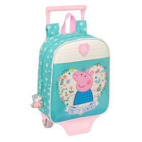 Cartable à roulettes Peppa Pig Pretty flowers Jaune Menthe 22 x 27 x 10 cm: Plus de 300.000 produits de grandes marques en vente