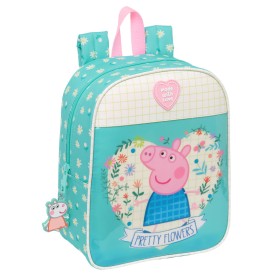 Sac à dos enfant Peppa Pig Pretty flowers Jaune Menthe 22 x 27 x 10 cm: Plus de 300.000 produits de grandes marques en vente dir