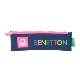 Fourre-tout Benetton Damero Blue marine 20 x 6 x 1 cm: Plus de 300.000 produits de grandes marques en vente directe à prix usine