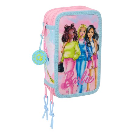 Trousse Scolaire avec Accessoires Barbie Painterly Rose Bleu ciel 12,5 x 19,5 x 5,5 cm 37 Pièces: Plus de 300.000 produits de gr