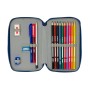 Trousse Scolaire avec Accessoires Munich North Blue marine 12.5 x 19.5 x 4 cm 29 Pièces: Plus de 300.000 produits de grandes mar