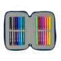 Trousse Scolaire avec Accessoires Munich North Blue marine 12.5 x 19.5 x 4 cm 29 Pièces: Plus de 300.000 produits de grandes mar