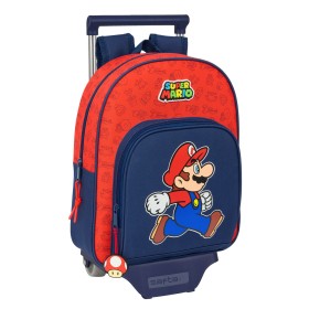 Cartable à roulettes Super Mario Trick Rouge Bleu foncé 28 x 34 x 10 cm: Plus de 300.000 produits de grandes marques en vente di