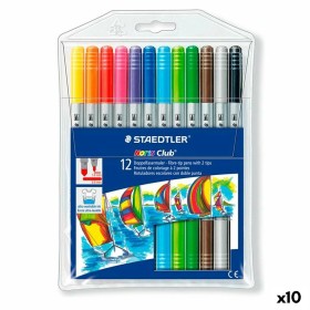 Ensemble de Marqueurs Staedtler Noris Club Double pointe Multicouleur (10 Unités): Plus de 300.000 produits de grandes marques e