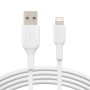 Câble USB vers Lightning Belkin CAA001BT1MWH Blanc 1 m: Plus de 300.000 produits de grandes marques en vente directe à prix usin