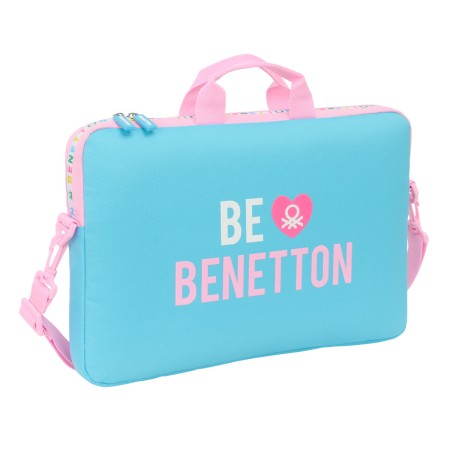 Housse pour ordinateur portable Benetton Unique Rose Turquoise 40 x 27 x 4 cm: Plus de 300.000 produits de grandes marques en ve