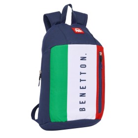 Sac à dos Casual Benetton Flag Blue marine 22 x 39 x 10 cm: Plus de 300.000 produits de grandes marques en vente directe à prix 