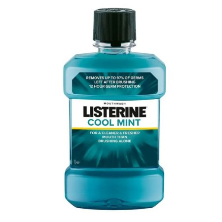 Bain de Bouche Listerine Cool Mint 1 L: Plus de 300.000 produits de grandes marques en vente directe à prix usine sur cadeaufou.