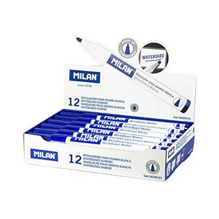 Feutres Milan Tableau blanc 12 Unités Bleu PVC: Plus de 300.000 produits de grandes marques en vente directe à prix usine sur ca