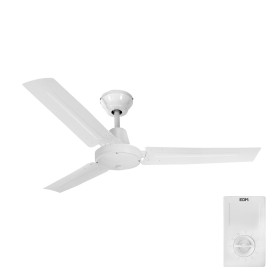 Ventilateur de Plafond EDM 33981 Blanc 60 W Ø 140 cm industriel: Plus de 300.000 produits de grandes marques en vente directe à 