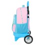 Cartable à roulettes Benetton Unique Rose Turquoise 33 x 45 x 22 cm: Plus de 300.000 produits de grandes marques en vente direct