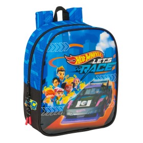 Cartable Hot Wheels Let's race Bleu Noir 22 x 27 x 10 cm: Plus de 300.000 produits de grandes marques en vente directe à prix us
