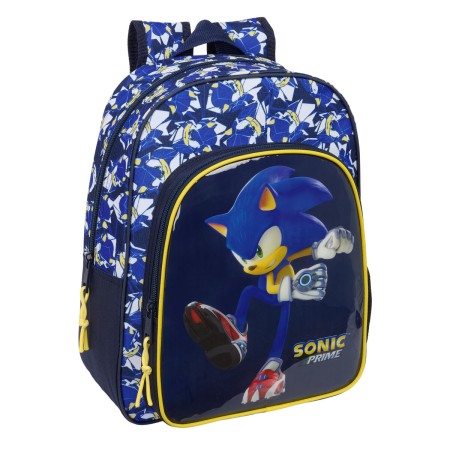 Cartable Sonic City Bleu 26 x 34 x 11 cm: Plus de 300.000 produits de grandes marques en vente directe à prix usine sur cadeaufo