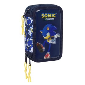 Pochette à crayons triple Sonic City Bleu 12,5 x 19,5 x 5,5 cm 37 Pièces: Plus de 300.000 produits de grandes marques en vente d